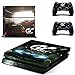 Produktbild Playstation 4 + 2 Controller Aufkleber Schutzfolie Set - GT Sport (3) /PS4