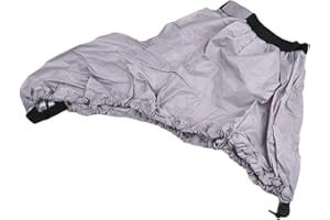 LIOAEUST Kayak Deck Cover Skirt, Premium Waterproof Kayak Canoe Boat Spraydeck Spray Deck Skirt Cockpit Cover（Gray M）