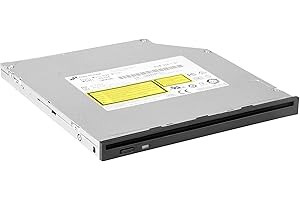 ‎SILVERSTONE TECHNOLOGY SilverStone 71120 SST-SOD04 - Internes optisches Slim DVD-RW-Laufwerk mit austauschbarer Frontblede für 9,5 mm und 12,7 mm Standard, schwarz