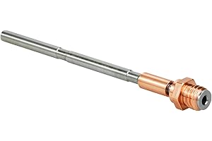 POLISI3D Adaptateur thermique bimétallique de mise à niveau - Cuivre + alliage de titane - Compatible avec Prusa I3 MK4, XL Nextruder Heaterblock - Imprimante 3D pour une utilisation de buse de style V6