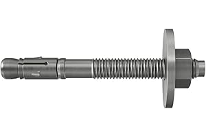 fischer FAZ II 10/30 GS R - Bolzenanker zum Befestigen von Ankerplatten mit Langlöchern, Balkenverankerungen in Beton, mit Zulassung, Edelstahl - 50 Stück - Art.-Nr. 501408