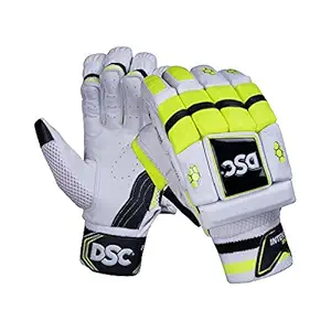DSC Intense Shoc Leather Cricket Batting Gloves
