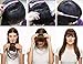 S-noilite® Fashion 8"(20cm) Front Neat Dark Brown Bangs/fringe Clip in Hair Extensions One Piece Striaght Fringe Cute Hairpiece Accessories
