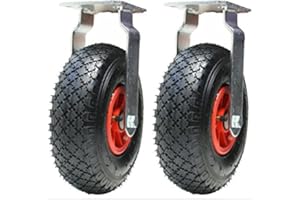 PARNELLS Ruote pneumatiche da 2 a 10 pollici 260 mm ruote fisse (300x4)
