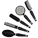 Salon Styler 5 Piece Hair Care Hair Brush Gift Set With Mirror & Stand Black