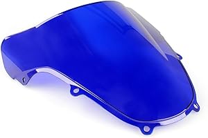 HXMT Para Suzuki GSXR 600 750 1000 R K1 K2 2001 2002 2003 motocicleta parabrisas parabrisas (azul)