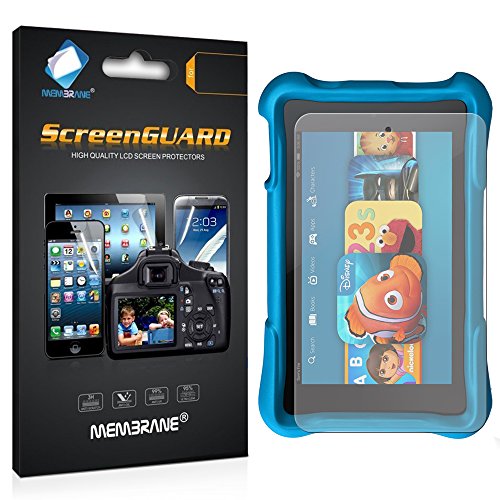 3 x Membrane Displayschutzfolie Amazon Fire Kids Edition (2015) - Kristallklar, Verpackung und Zubehör