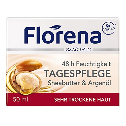 Florena Tagespflege mit Sheabutter & Arganöl, vegan, 1er Pack (1 x 50 ml) - 2