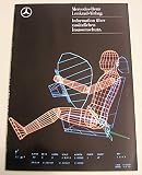  Prospekt Mercedes-Benz LENKRAD AIRBAG / Information über zusätzlichen Insassenschutz - von 1986 - 16 Seiten - deutsche Ausgabe - KEIN NACHDRUCK