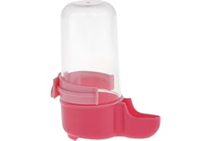 FULENYI Bebedero para pájaros | Alimentador y Bebedero Automático para Jaula de Pájaros 200 ML | Dispensador de agua para Pájaros, Cuenco de agua para Pájaros, comedero para Pájaros sin desorden, bebederos