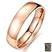 Produktbild Original Enez Ring Trauring Ehering Edelstahlring Rosegold Gr: 11 (20,6mm) B: 6mm + Geschenkbeutel R2357