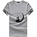 Produktbild TOPSELD T Shirt Damen, Frauen MäDchen Plus Size Print Tees Kurzarm T-Shirts Bluse Tops
