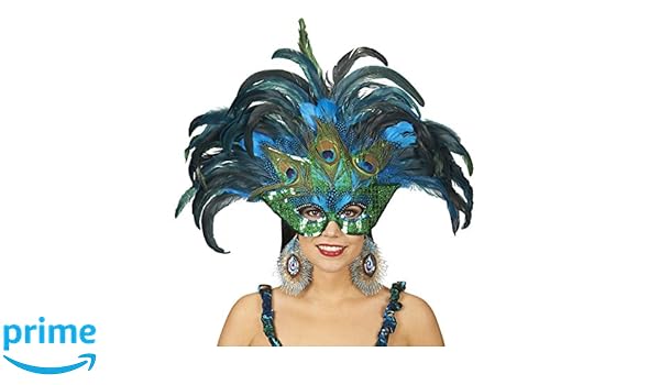 Orlob Masque Paon Oiseaux De Paradis Costume Carnaval