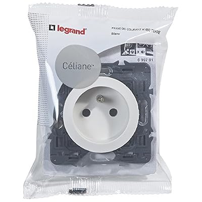 Legrand Mecanisme Prise de courant avec terre blanc 16 A