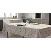 LOOM &amp; LAUREL Baskılı Yıkanabilir Masa &Ouml;rt&uuml;s&uuml; Mutfak Bah&ccedil;e Piknik Masa &Ouml;rt&uuml;s&uuml; (140x140)