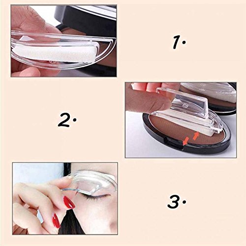 TOPBeauty 3 Paare Wasserdichte langlebige Augenbraue Pulver Stempel Augenbrauen Enhancer Bilden Werkzeuge Wellig Set - 7