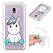 Produktbild Samsung Galaxy J5 2017 Hülle Transparent Weich Silikon Dünn Stoßfest Handyhülle für Samsung J530 Galaxy J5 2017 DUOS Schutzhülle TPU Bumper Case [Crystal Clear] Anti-Scratch Handy Hülle Durchsichtige Handytasche, Einhorn