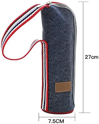 Simple lovely fresh Canvas Handbag, lunch box bag, convenient packing lunch box bag, aluminium foil heat preservation,Vacuum cup cover