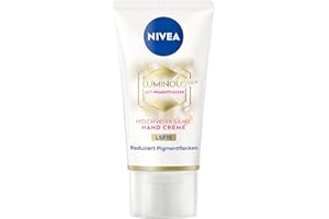 ‎NIVEA NIVEA Luminous 630 Hand Creme LSF15 (50 ml), Pflegecreme reduziert Pigmentflecken und beugt der Neuentstehung vor, hochwirksame Anti-Pigmentflecken Creme für die Hände
