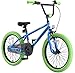 Produktbild BIKESTAR Sehr leichtes Kinderfahrrad für Mädchen und Jungen ab 6-7 Jahre | 20 Zoll Kinderrad Kinder BMX Freestyle | Fahrrad für Kinder Blau & Grün