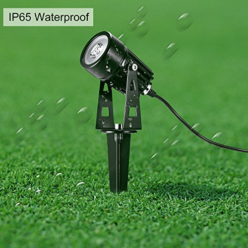 Liqoo® LED Solarleuchte Mini Solarlampe mit 2er Spotlight Solarbeleuchtung Gartenleuchte Wasserdicht IP65 für Outdoor Flur LED Solarstrahler - 4