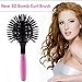 Careshine New 3D Curl Brush Styling Salon Round Hair Curler Comb Curling Tool