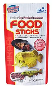 Hikari Adult Tropical Food Sticks Aquarium Fish Food,57g