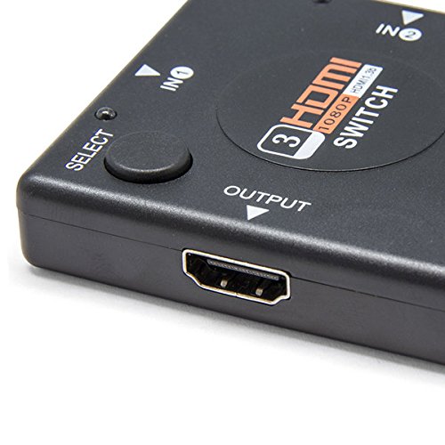3×1 HDMI Switch Schwarz Yatek YK-0301C - 5
