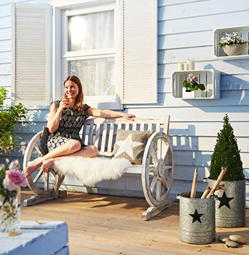 miaVILLA Kissenhülle Pastell Star Kissenbezug Stern Baumwolle Grau 40 x 40 - 8