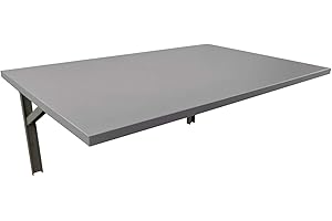 mikon 100x50 Wandtisch Wandklapptisch Küchentisch Schreibtisch Esstisch Klapptisch Esstisch Wandtisch Küchentisch Schreibtisch Kinderschreibtisch Bartisch Computertisch | Light Graphite