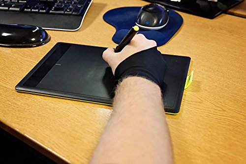 DuraGadget hochwertiger Antifouling-Handschuh, geeigent für Wacom Intuos Comic Black Pen + Touch M CTH-690CK-S, WACOM PTH-651S-DEIT, CTL-490DW-S Intuos, PTH-651-DEIT Intuos Pro, CTL-480S-S Intuos, CTL-490DS-S Intuos und CTH-490PK-S Grafiktabletts - 8