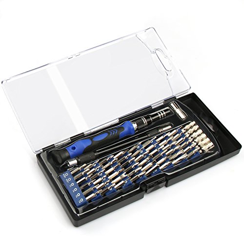 VOXON 58 in 1 Magnetic Screwdriver Set, Precision Magnetic Screwdriver Set with 54 Driver Bits, Computer Repair Tool Kit,Compatible with iPhone, Tablet, Macbook, Xbox, Cellphone, PC, Game Console
