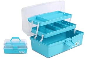 EeAaSsTy cajas de costura, herramientas de artesanía, cajas de medicina, cajas de almacenamiento de accesorios para el cabello. Caja de almacenaje Lego para manualidades y materiales de clasificación