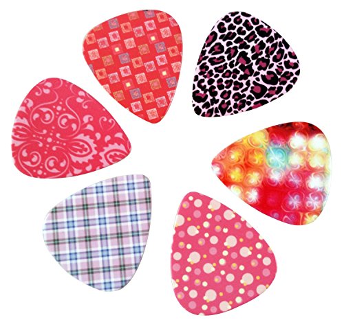 Gitarren Plektren Set – Auswahl für Mädchen – mittlere Größe – Assorted