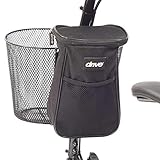 Drive Tiller Bag for Scooters Showerproof Fabric Shopping Storage Zippered