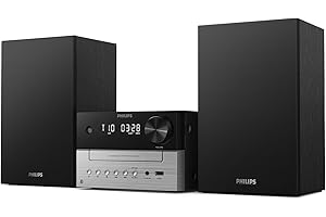Philips TAM3505M2 Sistema Micro Hifi, con Bluetooth, lettore CD, USB, Radio FM e DAB Auracast, 85% materiale PCR, 2025, 20W / DAB