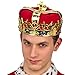 Produktbild Carnival Toys 6110 - Königskrone, rot/gold