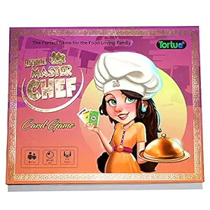 Tortue Little Master Chef 2nd Edition- Fun Family Deal Card Game, a Fast paced and challenging Deck Building Card Game Suitable for Adults, Kids, Children, Families (Color - Purple)