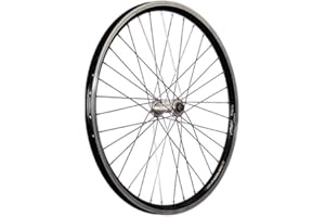 Taylor-Wheels 24 pollici ruota anteriore bici doppia camera nero/argento