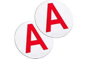 SEMINISMAR Disque A Magnétique,Disque Magnétique Jeune Conducteur,A magnétique Jeune conducteur,A Magnetique Jeune Conducteur Disque Aimanté,Jeune conducteur,A magnetique Jeune conducteur,2PCS