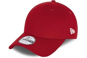 New Era NE Basic Blank Red 9Forty Adjustable Cap