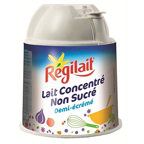 Régilait - Small Pot of Unsweetened Semi-Skimmed Milk 200G - Petit Pot De Lait Concentré Non Sucré Demi-Écrémé 200G - Price Per Unit - Fast Delivery