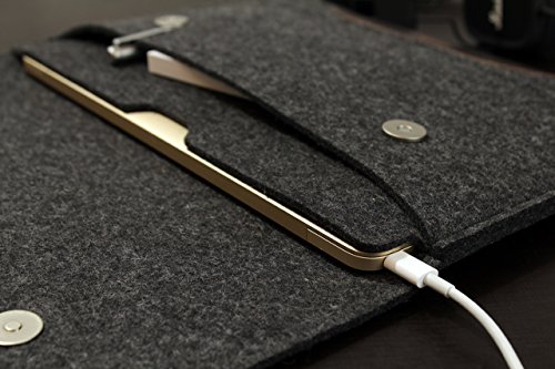 Pack   Smooch Hampshire  Schutzh  lle f  r MacBook 12   Anthrazit