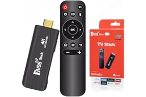 SZSEYNMY Android TV Stick 4K Mini Smart Tv box DDR4 2GB RAM 16GB Quad-Core 64bit Dual 2.4G/5G WiFi HDR10+ Ultra USB HD Smart TV STICK Box Streaming Media (basic)