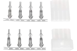 BYUTFA connecteur de Tuner d'antenne Prise 4 Broches mâle Femelle pour Radio AT-120 Bricolage