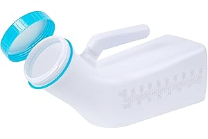 testyu Contenitore per Urina Grande, 1000 ML Orinatoio Portatile, Urinatoio da Uomo Donna Pappagallo per Urine Prova di Perdite per Viaggi in Auto, Ingorghi Stradali, Campeggio