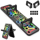 TWINZFIT 15-in-1 Pushup Board for Men & Women | Foldable Gym Equipment for Home Workout | Multi-function Push Up Stand for Ch