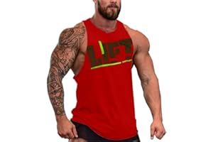 COWBI Camiseta de Tirantes Hombres Deportiva Culturismo Fitness Tank Top sSport Sin Mangas T-Shirt