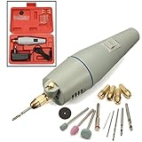 Mini Amoladora, GOCHANGE Eléctrico lijadora Molienda Herramienta rotativo / 15pcs amolador Portabrocas Accesorios / portátil taladro Pulidora, Amoladoras angulares