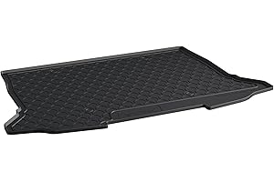 GLEDRING Coquille coffre-arrière Rubbasol (caoutchouc) compatible avec Mercedes Classe-A W177 5/2018-, Noir
